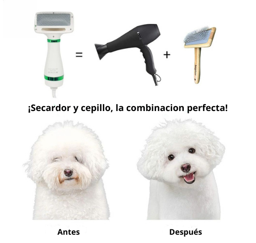 Cepillo 2 en 1 para mascotas