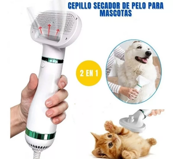 Cepillo 2 en 1 para mascotas