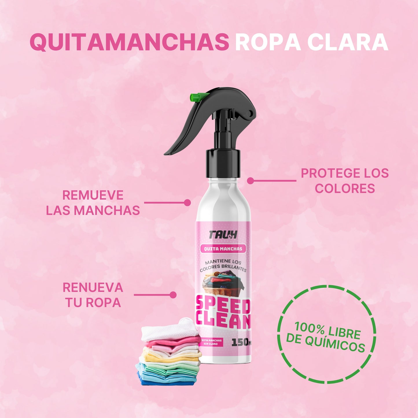 SpeedClean 150ML - Spray quita manchas