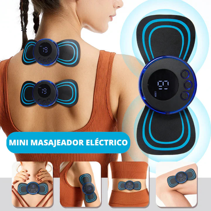 Masajeador Cervical Mariposa TENS — Alivia Cuello y Hombros