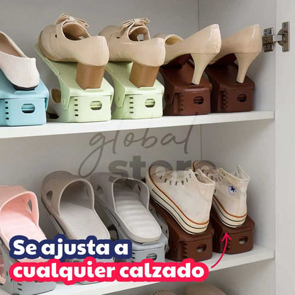 Pack Organizador de zapatos ajustable (Color surtido)