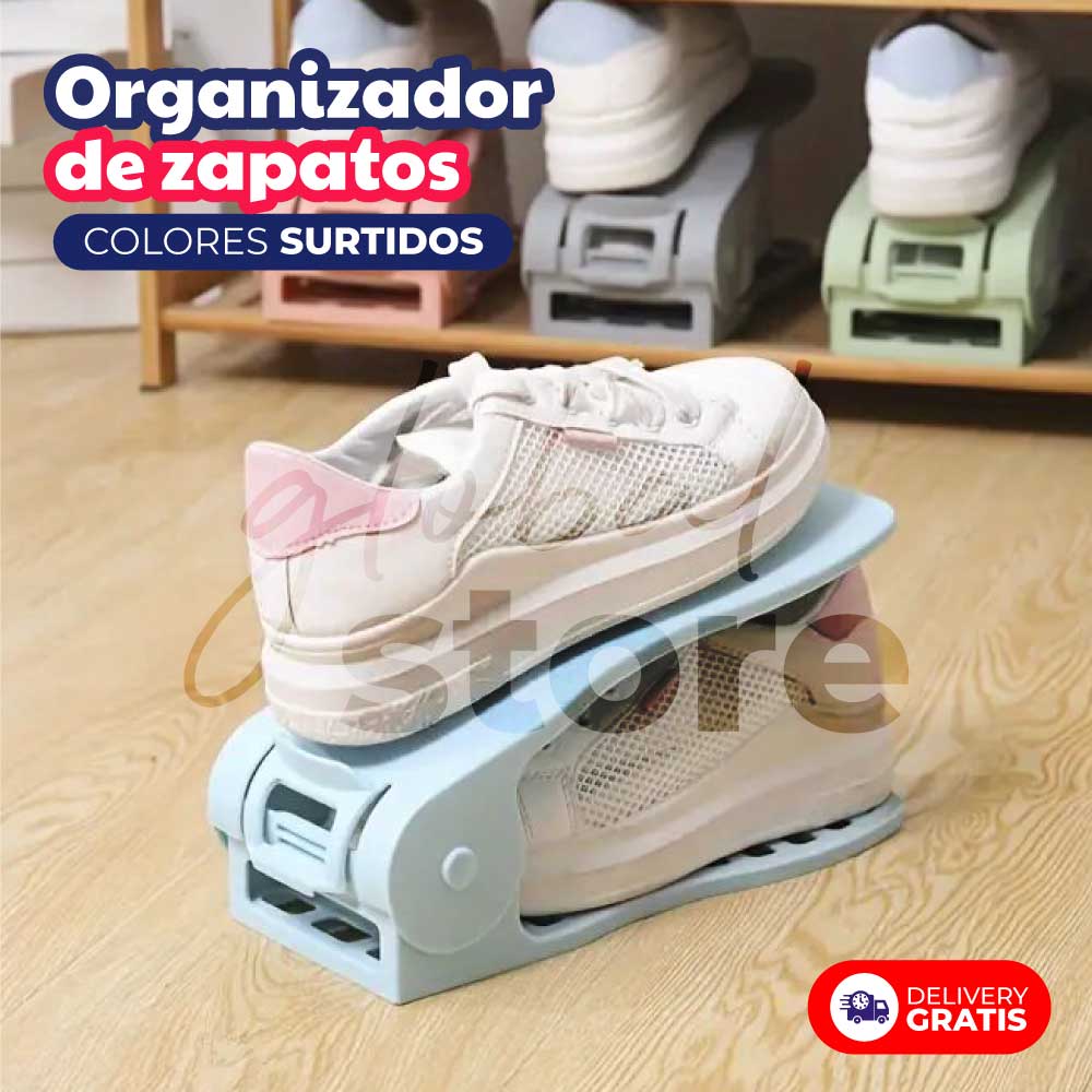 Pack Organizador de zapatos ajustable (Color surtido)