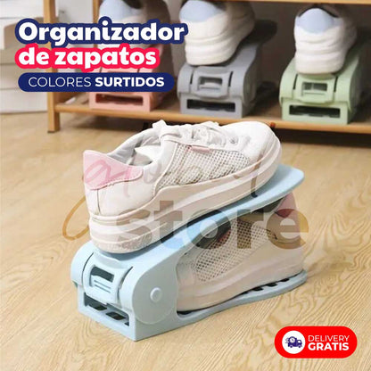 Pack Organizador de zapatos ajustable (Color surtido)