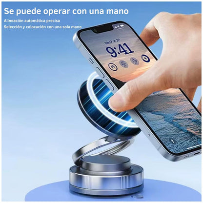Soporte Magnético 360° Negro para Celular